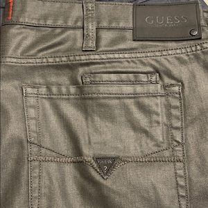 Guess Coated Jeans Men’s Grey Sz 40x30 Ultra Slim